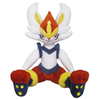 authentic Pokemon plush Cinderace San-ei 21cm (sitting)